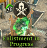 "Enlistment in progress"