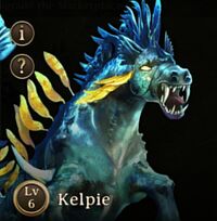 The Kelpie Monster at level 6